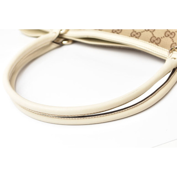 GUCCI Tote Bag Canvas Brown - Picture 5 of 12